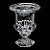 VASO DE CRISTAL C/PÉ SUSSEX 20X26CM - Imagem 1