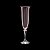 CJ 6 TAÇAS CHAMPAGNE CRISTAL ECOLÓG KLEOPATRA ROSE 175ML - Imagem 2