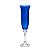 CJ 6 TAÇAS CHAMPAGNE CRISTAL ECOLÓG KLEOPATRA BLUE 175ML - Imagem 1
