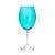 CJ 6 TAÇAS ÁGUA DE CRISTAL ECOLÓGICO GASTRO TURQUESA 580ML - Imagem 1