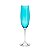 CJ 6 TAÇAS CHAMPAGNE CRISTAL ECOLÓGICO GASTRO TURQUESA 220ML - Imagem 1