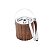 BALDE P/GELO C/ALÇA E PEGADOR DE AÇO INOX BAMBOO 1,8L - Imagem 1