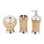 JG 4PC P/BANHEIRO DE AÇO INOX C/VIDRO E RATTAN - Imagem 3