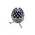 PORTA JOIA OVAL AZUL EM ZAMAC 9,5 X 6 X 6 CM - Imagem 2