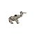 PORTA JOIA ELEFANTE EM ZAMAC 11 X 4 X 8 CM - Imagem 1