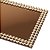 SUPORTE C/ESPELHO DOURADO E DECORAÇÃO EM ACRÍLICO - Imagem 4