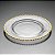 SOUSPLAT DE CRISTAL PEARL GOLD 31,5 - Imagem 1