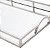 BANDEJA DE AÇO INOX C/ESPELHO E ALÇA MIRROR 56X36CM - Imagem 3