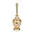 PORTA PERFUME/ INCENSO DOURADO 6,5X6,5X22CM - Imagem 1