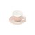 CJ 6 PC XÍCARA DE CAFÉ C/PÍRES DE PORCELANA GIVEMY ROSA - Imagem 1