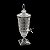 DISPENSER P/BEBIDA DE CRISTAL C/PÉ E TAMPA STARRY 1,7L - Imagem 2