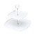PRATO P/DOCE DUPLO DE PORCELANA BIRDS 31/22,5X23CM - Imagem 3