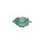 FOLHA DE PORCELANA DECORATIVA PACHIRA VERDE 12,5X10X3cm - Imagem 1
