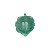 FOLHA DE PORCELANA DECORATIVA PACHIRA VERDE 12,5X10X3cm - Imagem 3