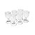 CJ 6 TAÇAS P/VINHO DE VIDRO IMPERIAL 245ml - Imagem 2