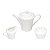 JG 3PC P/CAFÉ DE PORCELANA DURABLE PORCELAIN SQUARE - Imagem 3