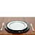 CJ 6 SOUSPLAT DE PLÁSTICO MARBLE BLACK 33cm - Imagem 4