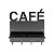 SUPORTE DE MADEIRA P/4 XÍCARAS CAFÉ LAQUEADO PRETO 24X23,5X9cm - Imagem 3