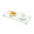 BANDEJA DE VIDRO C/PÉ DE INOX 44X20X6cm - Imagem 3