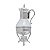 CAFETEIRA DE VIDRO SODO-CÁLCICO C/RECHAUD À VELA 35CM - Imagem 2