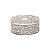 PORTA JOIA OVAL DE ZAMAC PRATA ANTIGA 11CM - Imagem 1