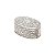 PORTA JOIA OVAL DE ZAMAC PRATA ANTIGA 11CM - Imagem 2