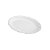TRAVESSA DE PORCELANA OVAL ALTO RELEVO 28X19X3 CM - Imagem 1