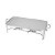 RECHAUD RETÂNGULAR AÇO INOX C/2 QUEIMADORES E CHAPA REFRATÁRIA 50X25,5cm - Imagem 2