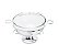 CHAMPANHEIRA DE AÇO INOX C/SUPORTE RIALTO 30CM - Imagem 1