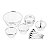 CJ 13PC P/SOBREMESA DE AÇO INOX PLANET 23CM - Imagem 1