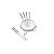 CJ 3PC RECHAUD QUEIJO BRIE CERAMICA FACA AÇO INOX - Imagem 2
