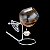 AQUECEDOR DE AÇO INOX P/COGNAC C/TAÇA DE CRISTAL BALLS 14CM - Imagem 4