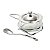 QUEIJEIRA DE AÇO INOX C/COLHER ITALY 10CM - Imagem 1