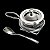QUEIJEIRA DE AÇO INOX C/COLHER ITALY 10CM - Imagem 3