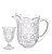 CJ JARRA 1,38L E 6 TAÇAS DE VIDRO STARRY 226ML - Imagem 1