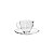 JG 6 XÍCARAS DE CAFÉ DE VIDRO C/PIRES 90ML - Imagem 2