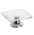 PRATO P/BOLO DE VIDRO C/PÉ DE AÇO INOX TORCELLO 23CM - Imagem 2
