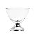 FRUTEIRA DE VIDRO C/PÉ DE AÇO INOX PLANET 21,5X20CM - Imagem 2