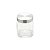 CJ 3 PORTA MANTIMENTOS VIDRO AÇO QUADRADO 1,6L/1,20L/790ML - Imagem 2