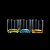 CJ 6 COPOS WHISKY CRISTAL ECOLÓGICO SET-BAR COLORIDO 310ML - Imagem 3