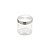 CJ 3 PORTA MANTIMENTOS VIDRO TAMPA AÇO REDOND1,7L/1,3L/880ML - Imagem 2