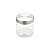 CJ 3 PORTA MANTIMENTOS VIDRO TAMPA AÇO REDOND1,7L/1,3L/880ML - Imagem 3