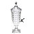 DISPENSER P/BEBIDA DE CRISTAL C/PÉ ADAMANT 2,2L - Imagem 1