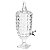 DISPENSER P/BEBIDA DE CRISTAL C/PÉ ADAMANT 4,4L - Imagem 3