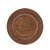 SOUSPLAT PP TEXTURA RATTAN MARROM 33cm - Imagem 3