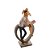 FIGURA DECORATIVA RESINA CASAL 18x8x32cm - Imagem 1