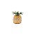 PORTA JÓIAS DE ZAMAC PINEAPPLE 8X8X8CM - Imagem 3