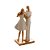 FIGURA DECORATIVA RESINA FAMÍLIA BRANCO 9x6x20cm - Imagem 3