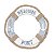BOIA SALVA-VIDAS DE MADEIRA DECORATIVO - MALIBU 24x24x2,5CM - Imagem 1