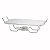 RECHAUD ARAMADO DE AÇO INOX C/CHAPA DE ALUMÍNIO 37X23CM - Imagem 1